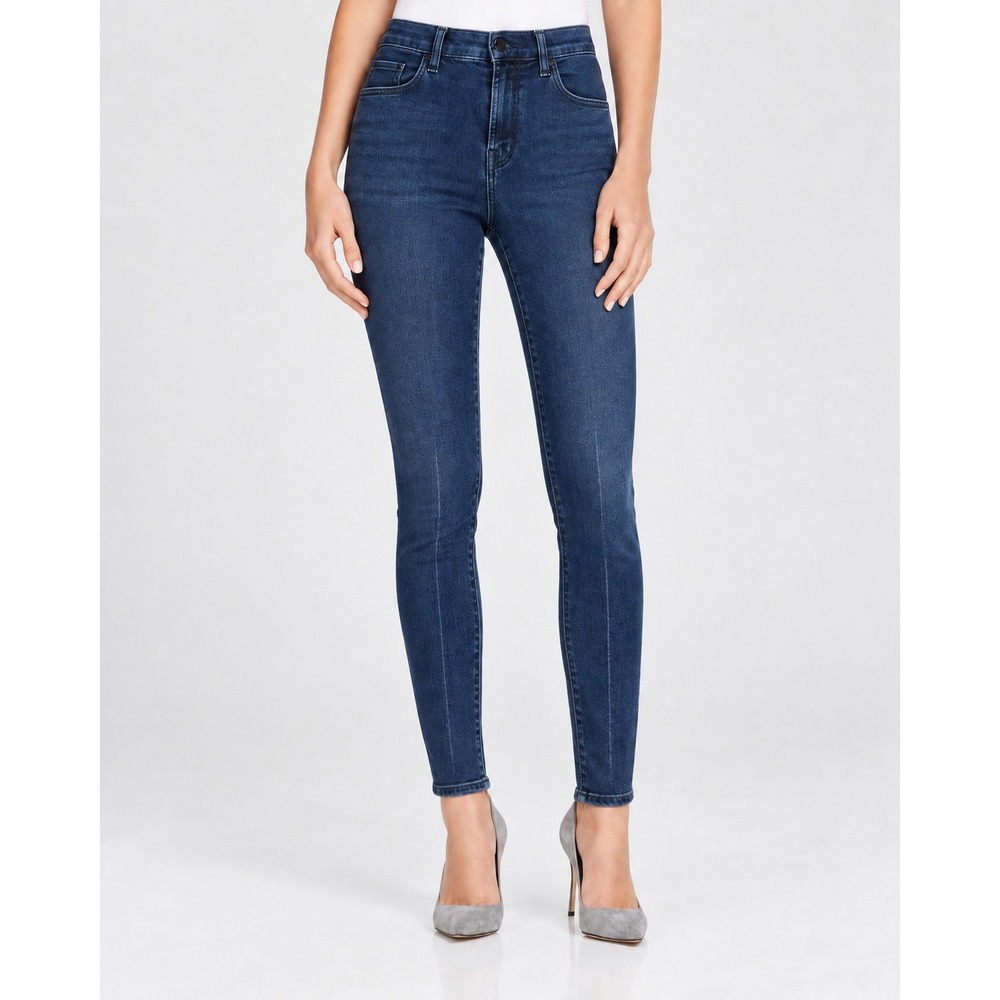 J Brand Maria Skinny Jeans Womens 25 Indigo Ingenious High Rise Denim Stretch